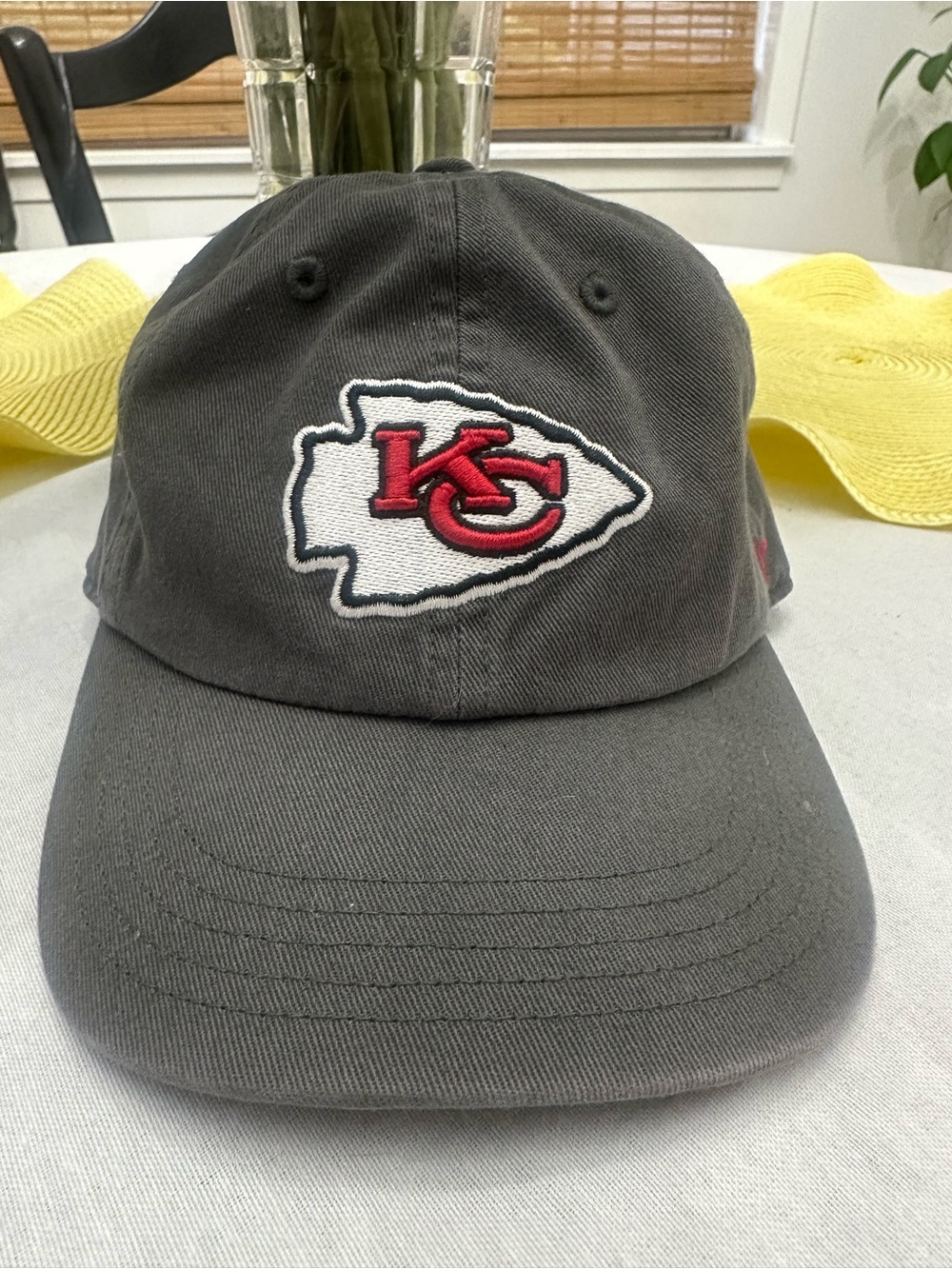 ToddlerKansas City Chiefs Kids Adjustable Cap - Gray with Red Logo